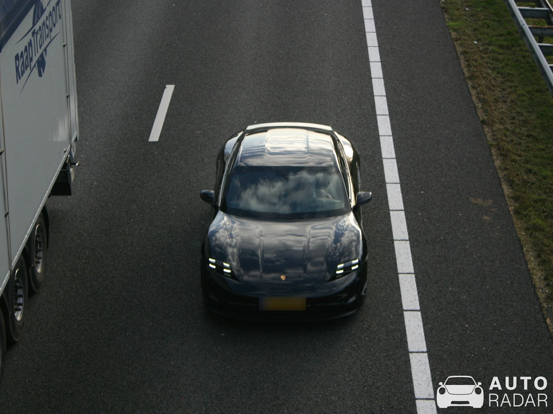 Porsche Taycan Turbo S spotted in Ambt Delden, Netherlands