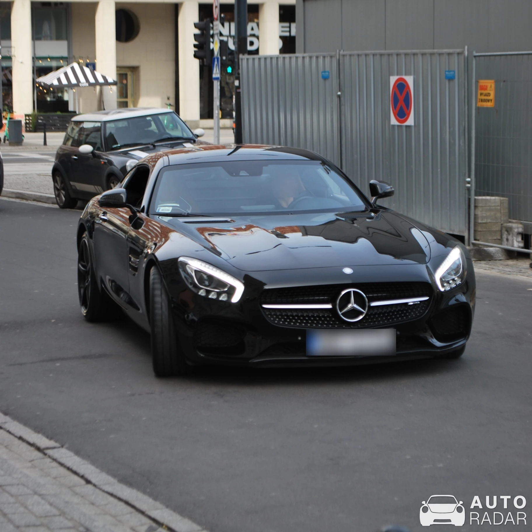 Mercedes-AMG GT S C190 spotted in Warszawa, Poland