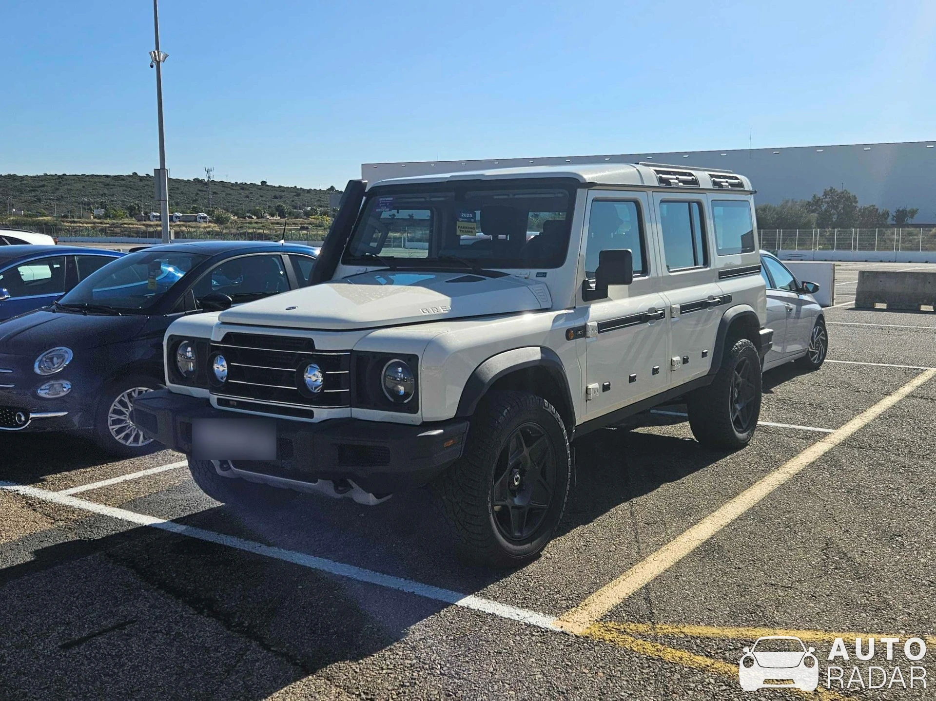 Ineos Grenadier spotted in Cheste, Spain