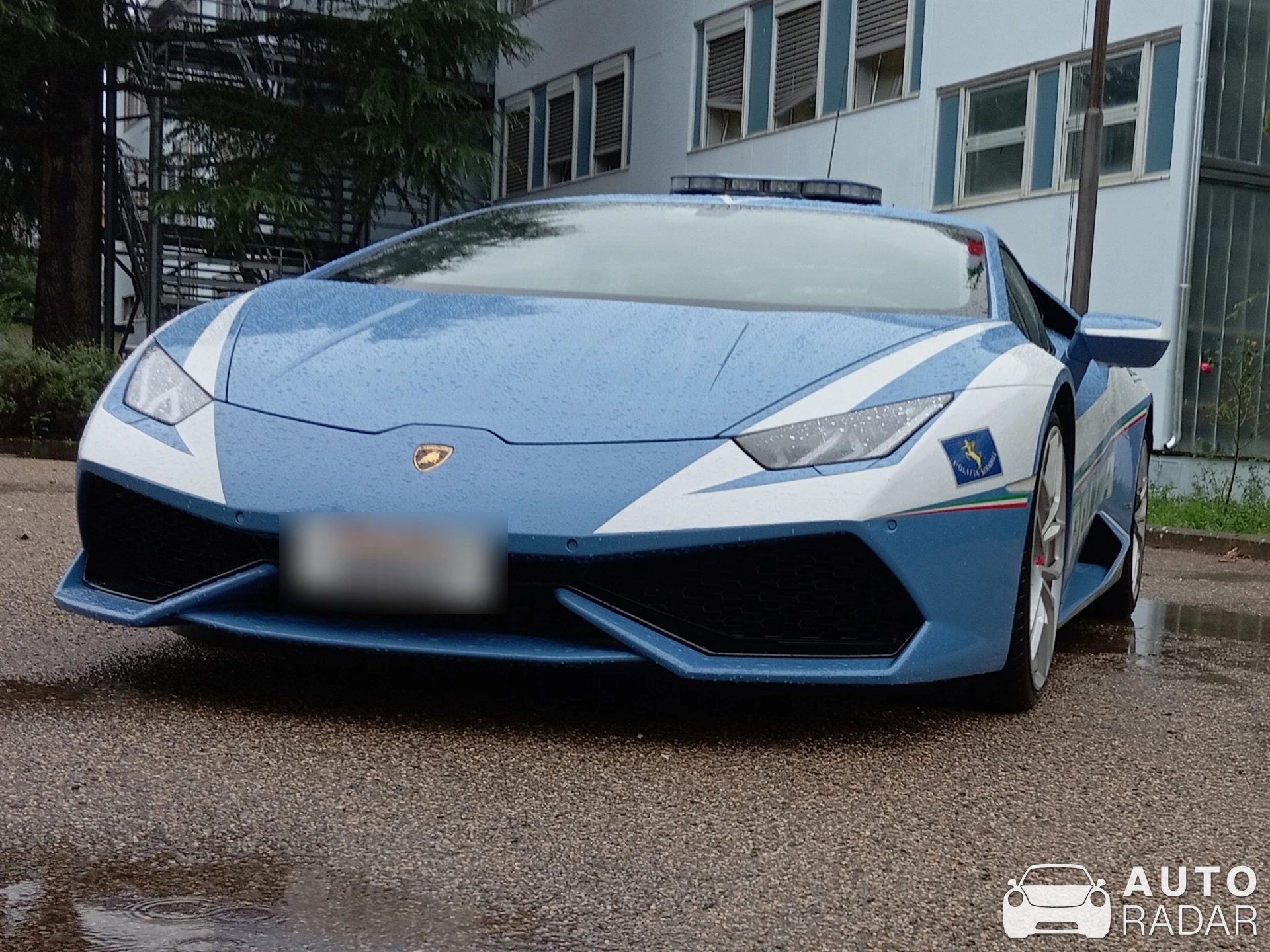 Lamborghini Huracán LP610-4 Polizia spotted in Viterbo