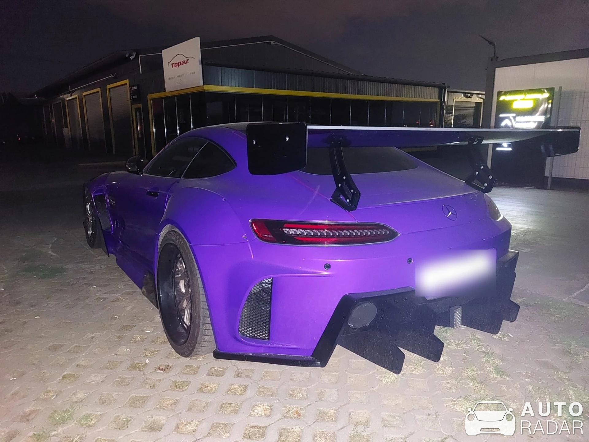 Mercedes-AMG GT S C190 2017 Carbonerre Project spotted in Bucharest