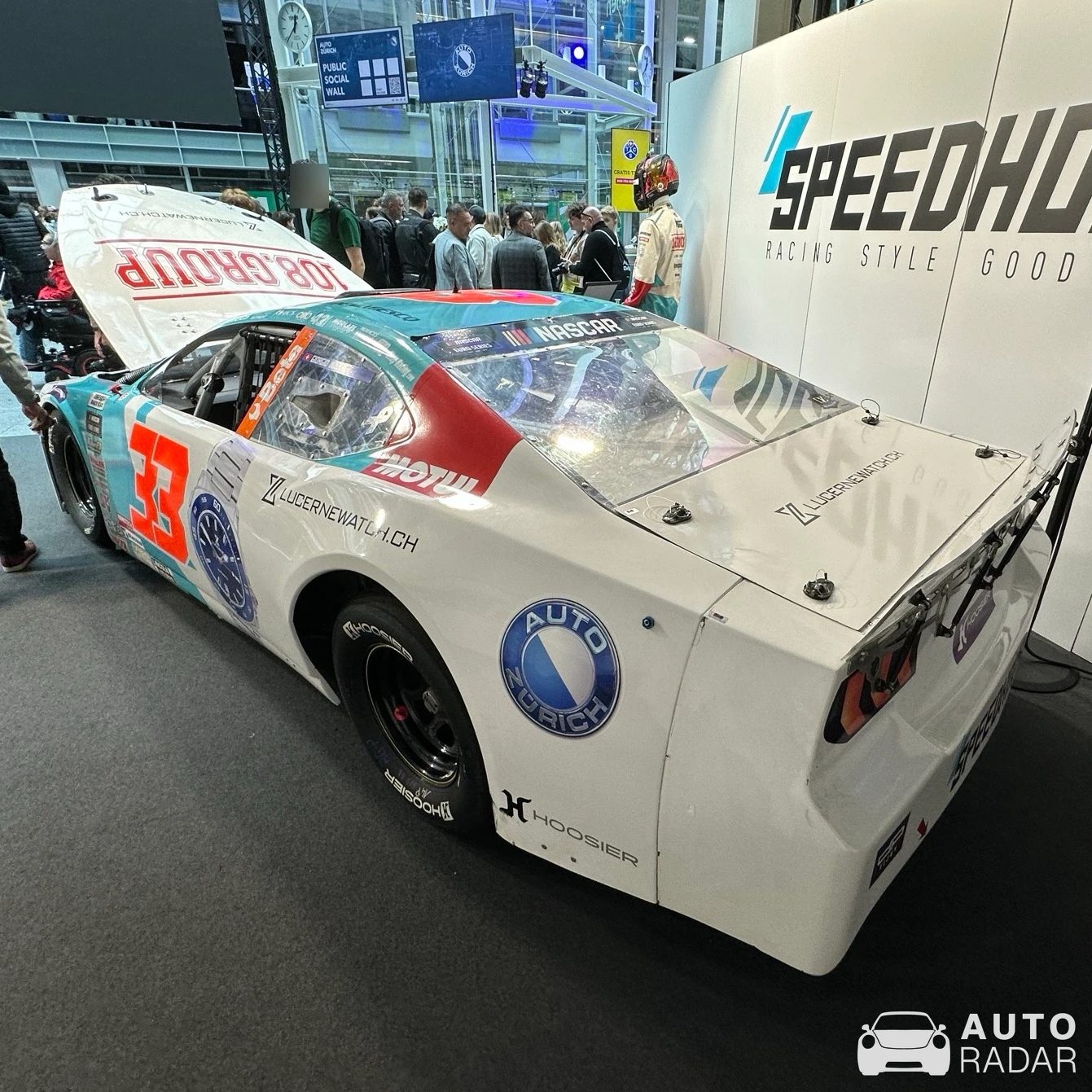 Ford Mustang NASCAR spotted in Zürich