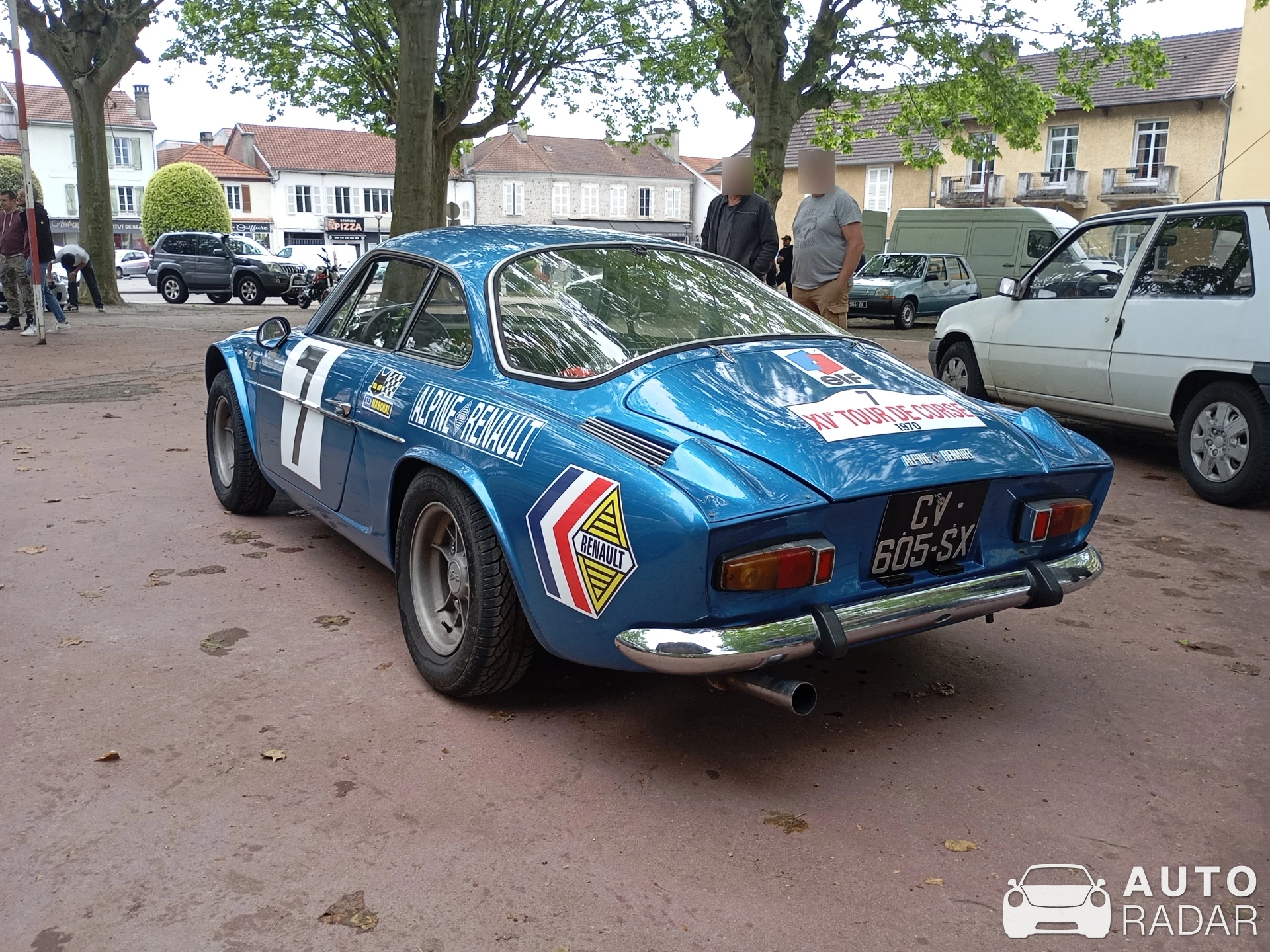 Alpine A110 Rally RGT spotted in Jurançon