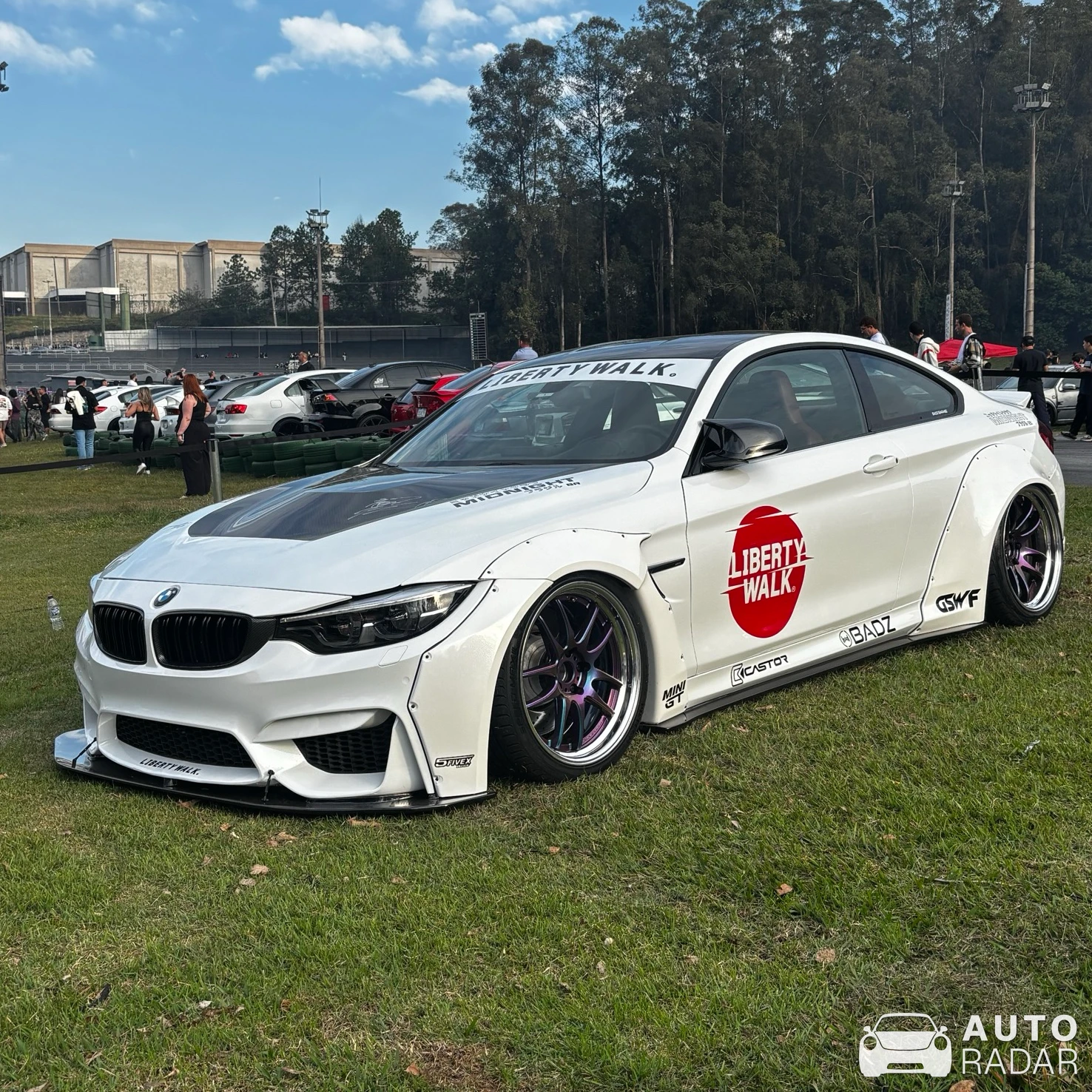 BMW M4 F82 Coupé Liberty Walk Widebody spotted in Residencial Morada dos Lagos, Brazil