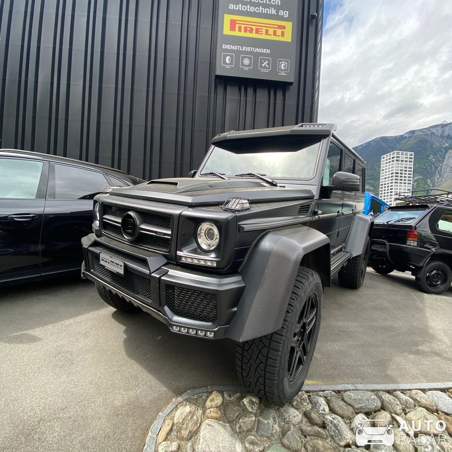 Mercedes-AMG Brabus G 63 4x4² W463 spotted in Zizers