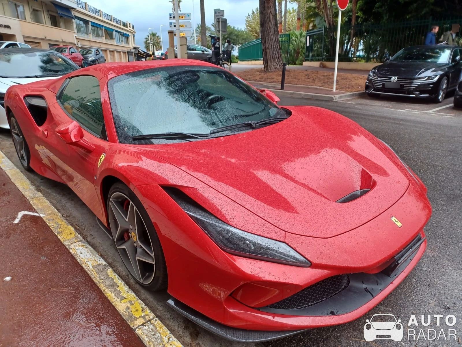 Ferrari F8 Spider spotted in Cannes, France