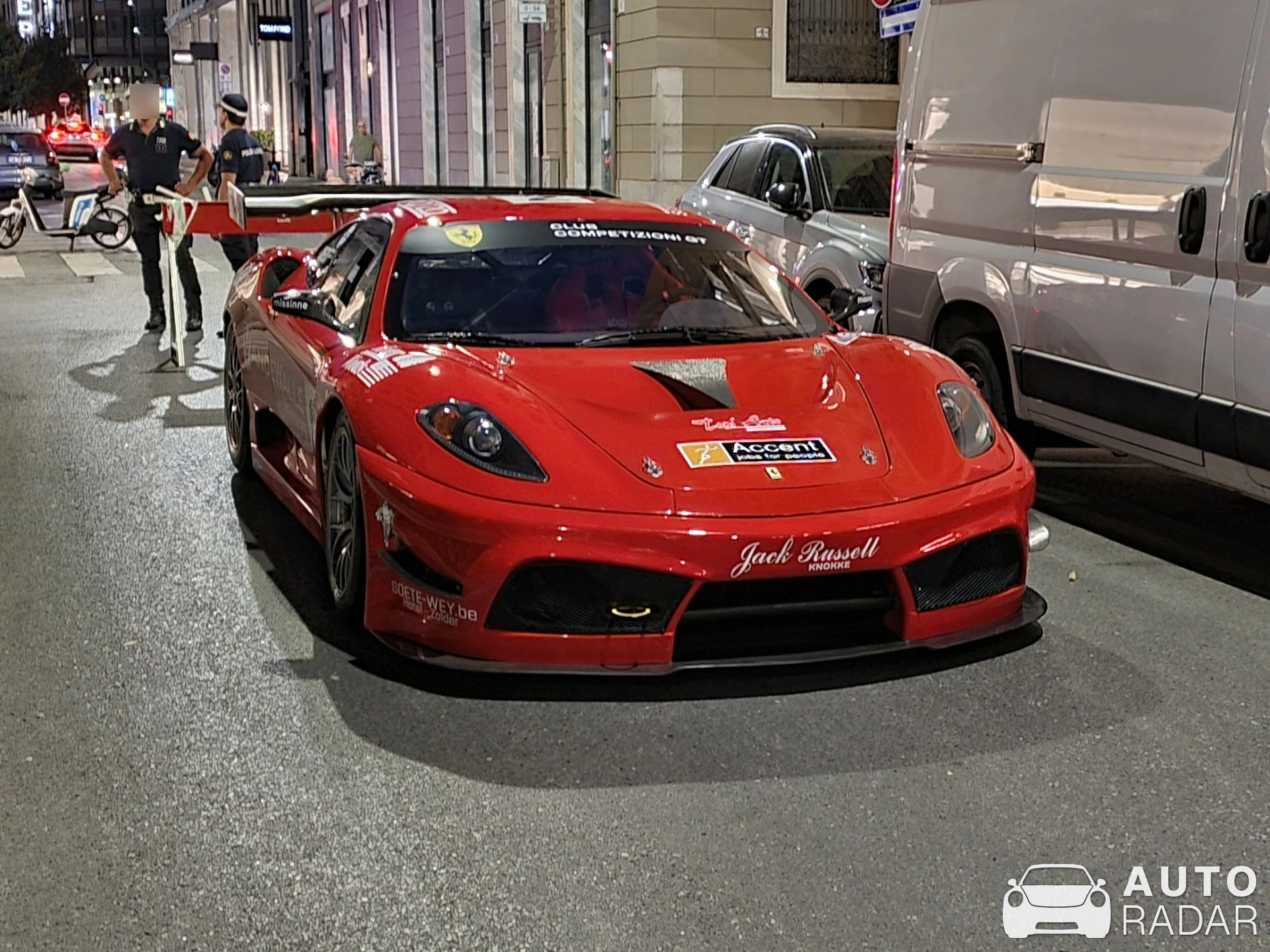 Ferrari F430 GT3 spotted in Milano