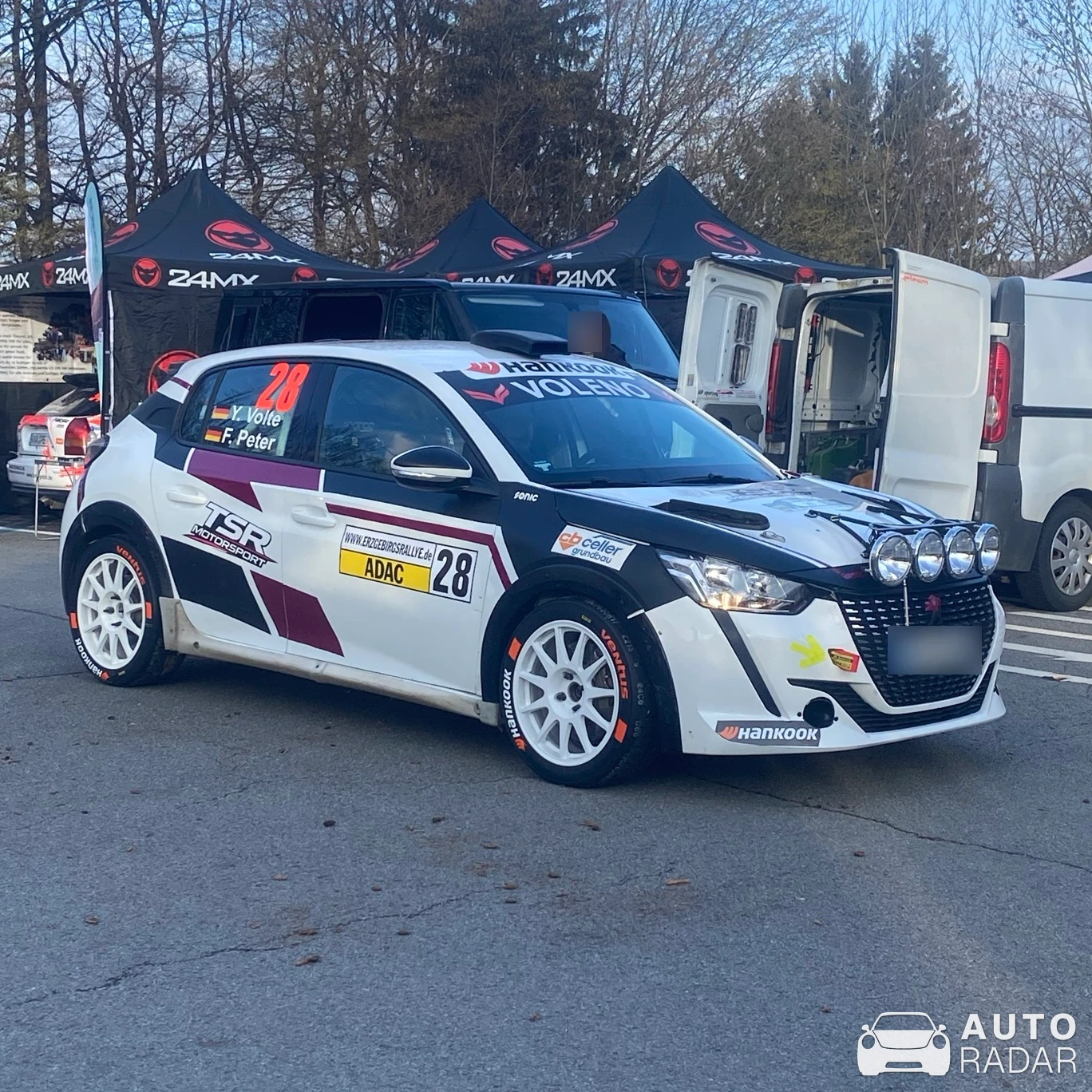 Peugeot 208 Rally4 spotted in Stollberg/Erzgebirge