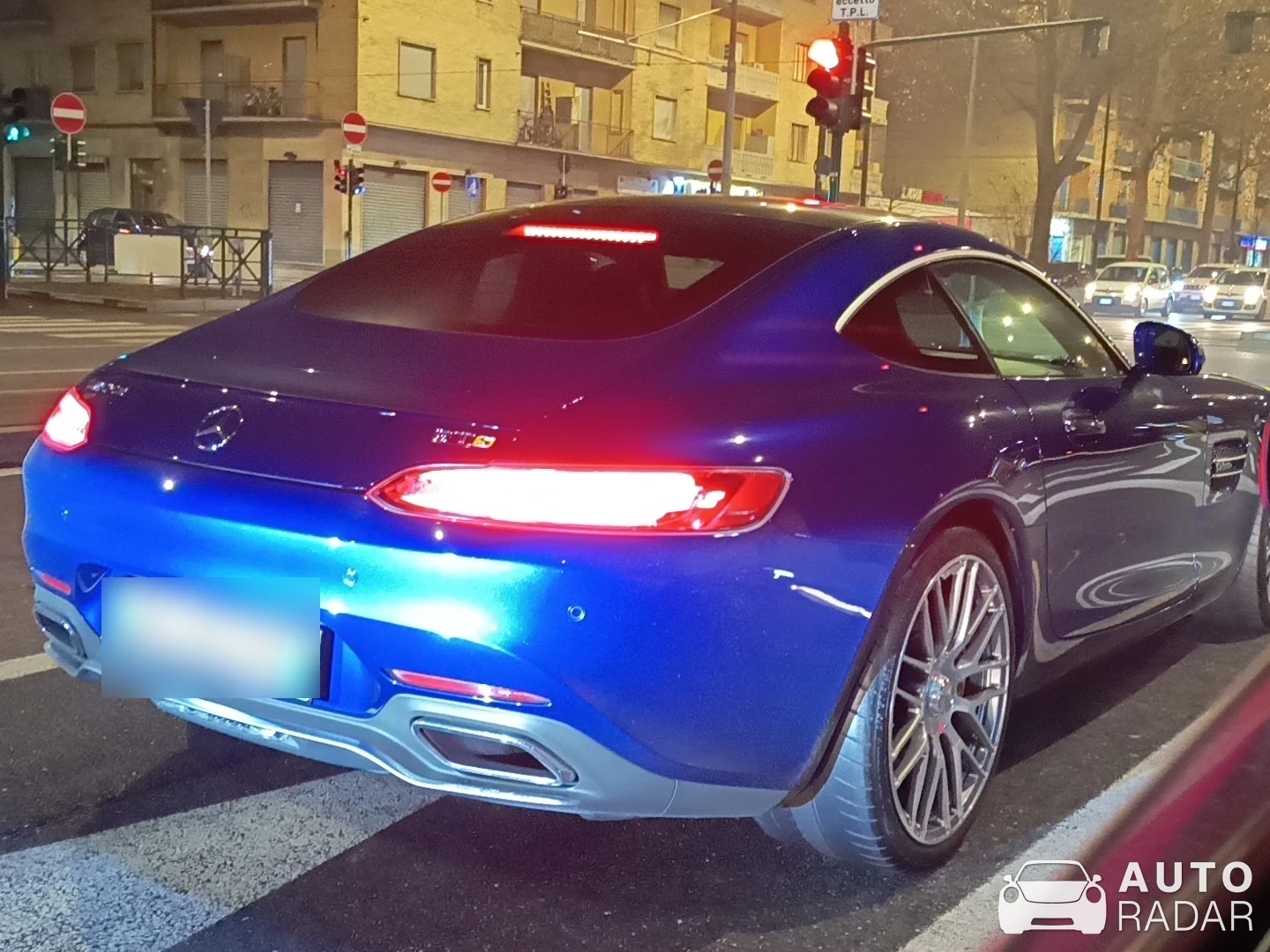 Mercedes-AMG GT S C190 spotted in Torino, Italy