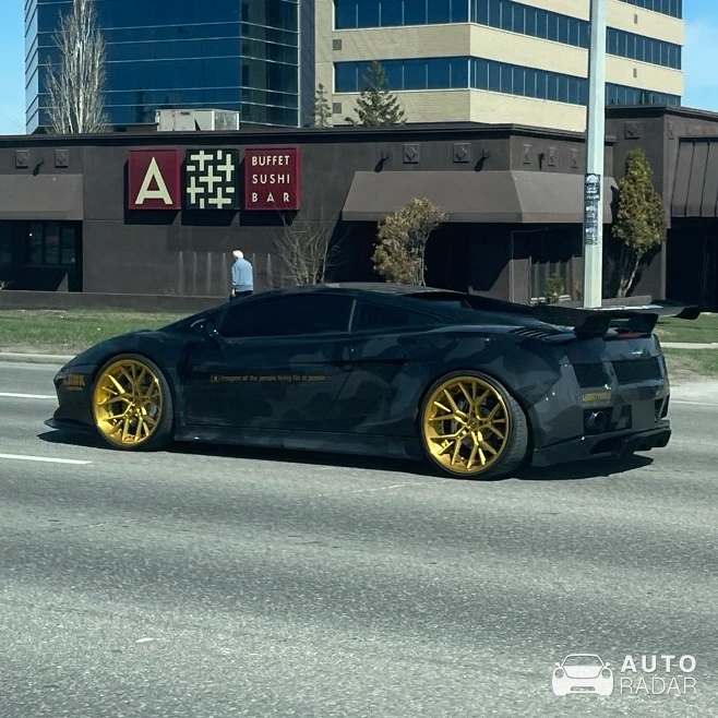Lamborghini Gallardo Liberty Walk LB Performance Wide Body spotted in Calgary