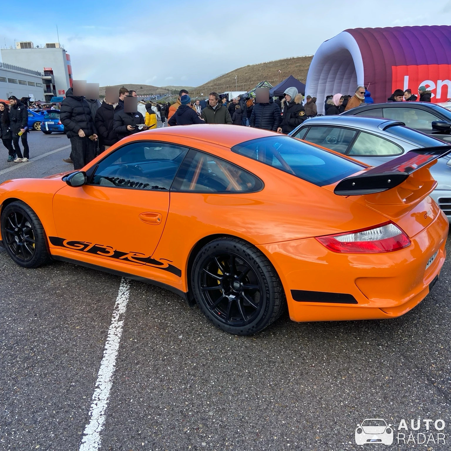 Porsche 997 GT3 RS spotted in Los Arcos, España