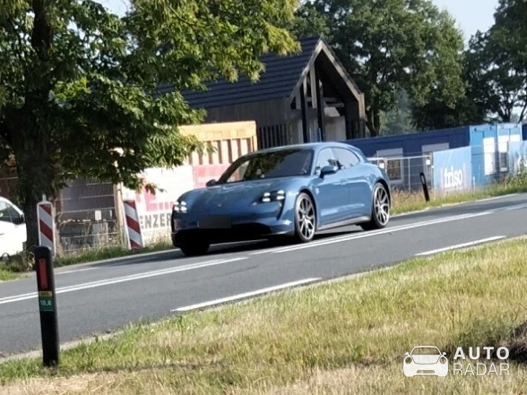 Porsche Taycan spotted in Hengelo, Netherlands