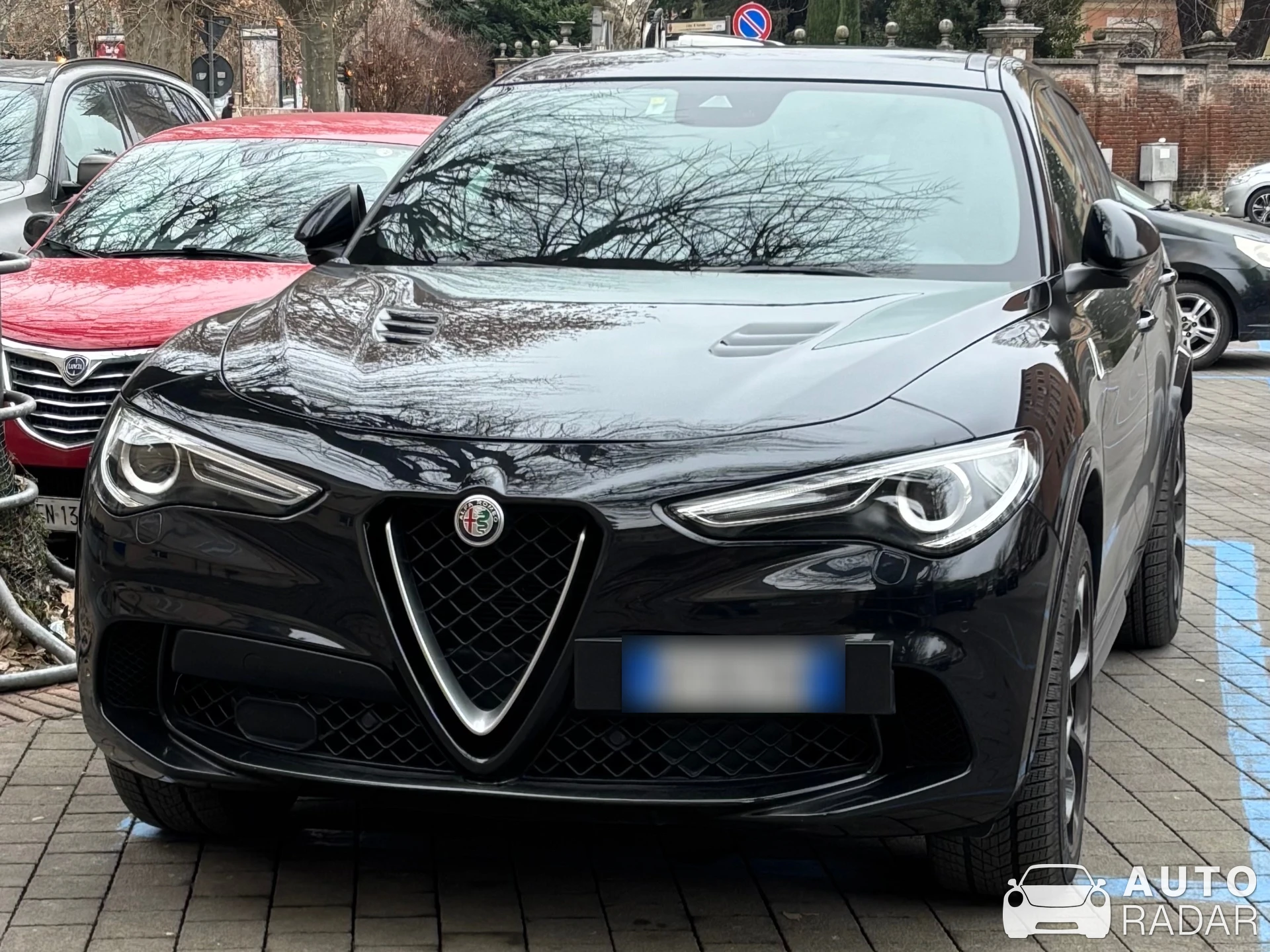 Alfa Romeo Stelvio Quadrifoglio spotted in Tortona, Italy