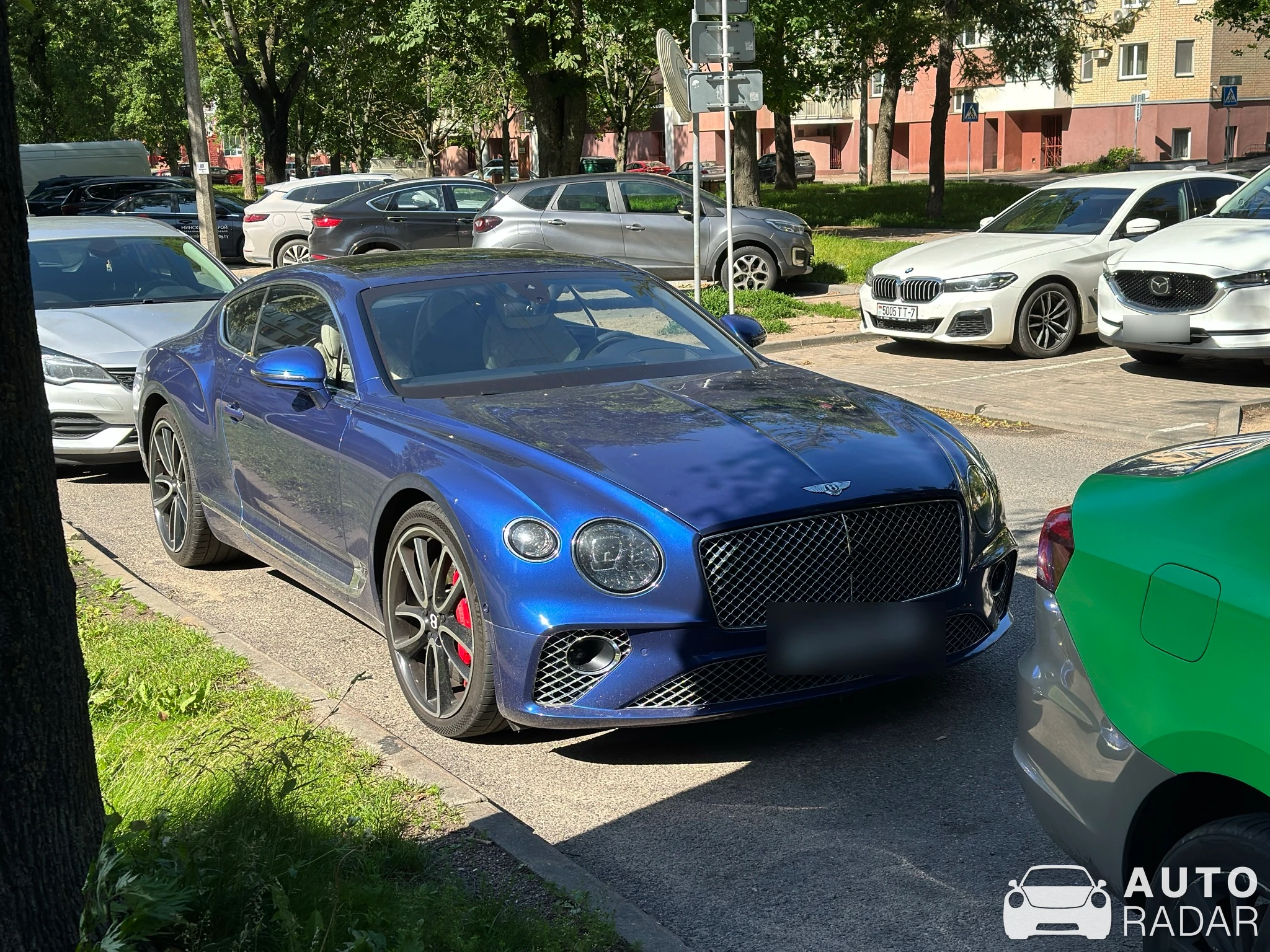 Bentley Continental GT V8 spotted in Minsk