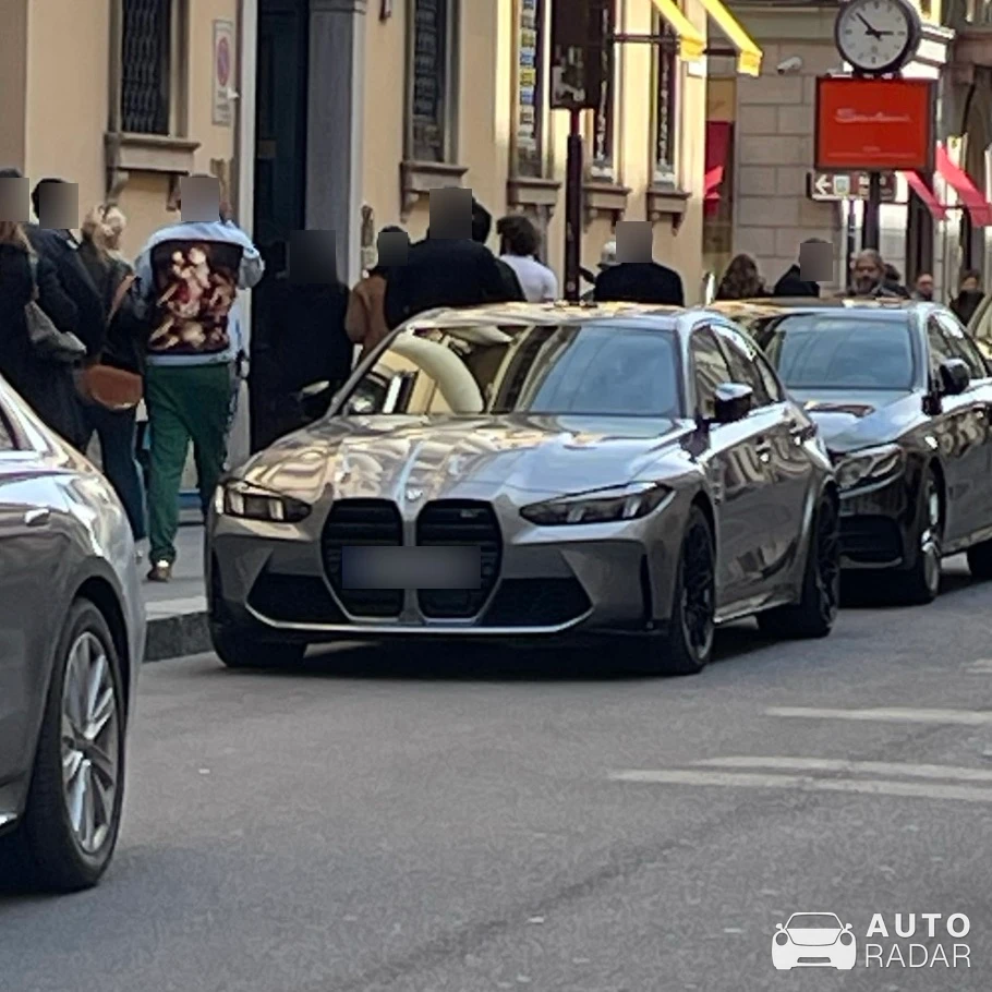 BMW M3 G80 Sedan Competition 2025 spotted in Milano