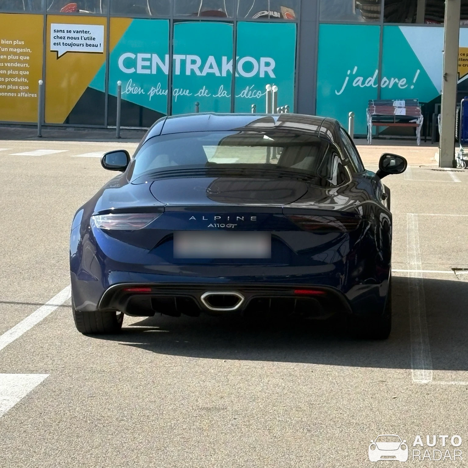Alpine A110 Légende GT spotted in Houtaud