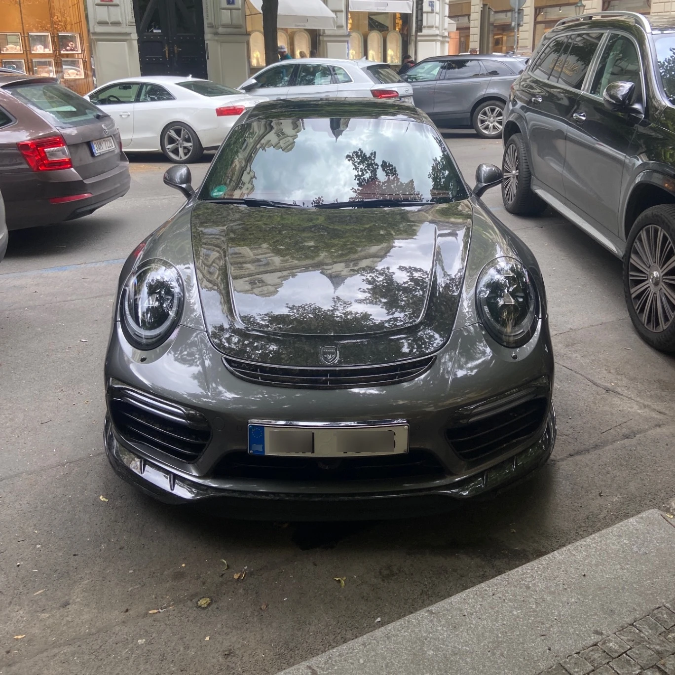 Porsche 991 Turbo S MkII Mansory spotted