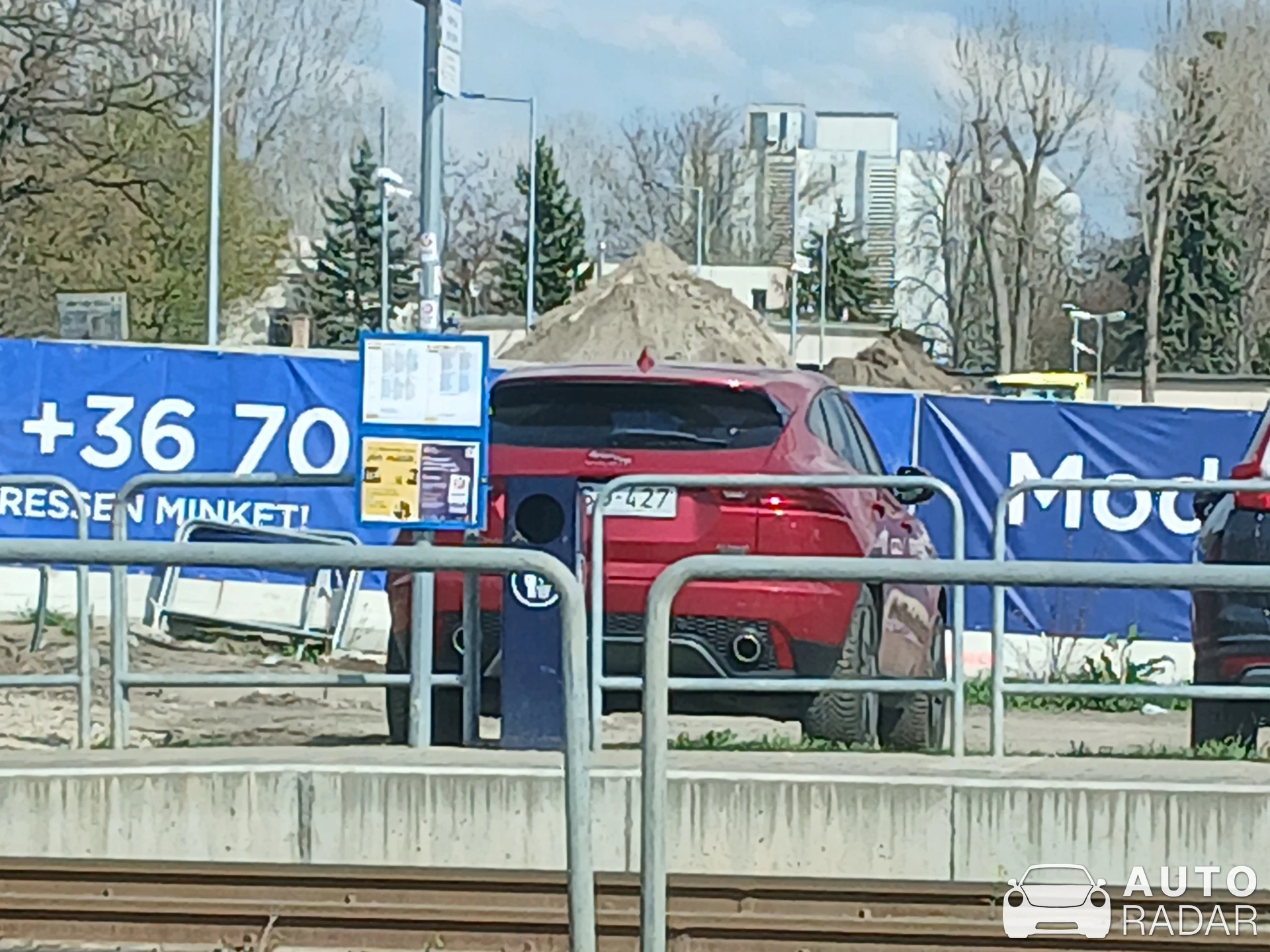 Jaguar E-PACE spotted in Budapest