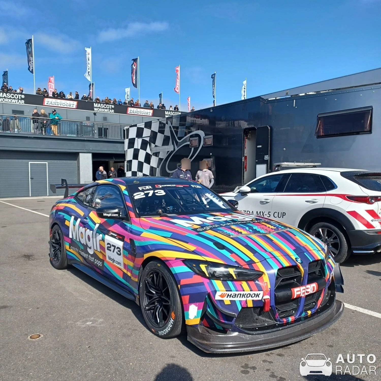 BMW M4 G82 GT4 spotted in Le Tampon