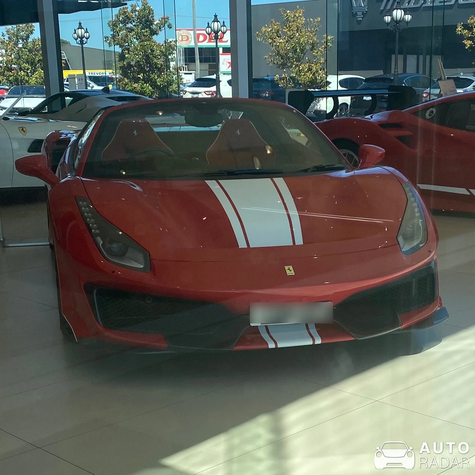 Ferrari 488 Pista Spider spotted in Osborne Park, Australia