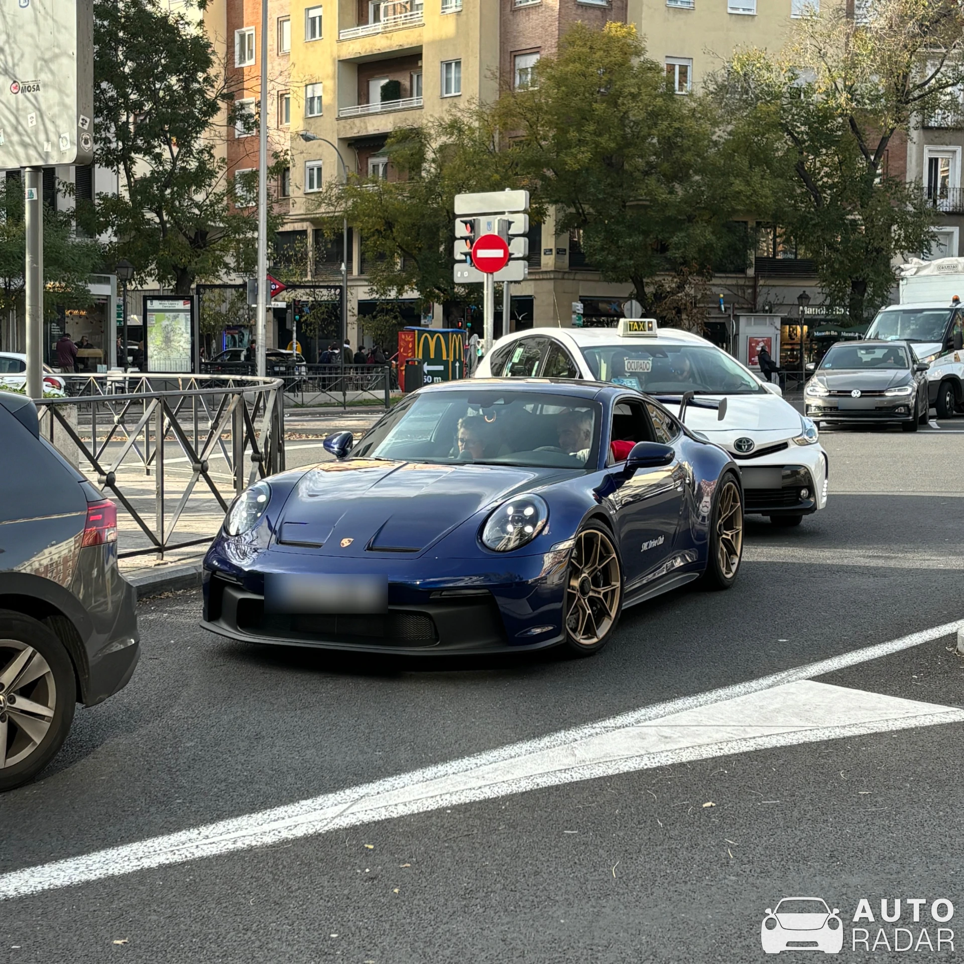 Porsche 992 GT3 MkI spotted in Madrid, Spain