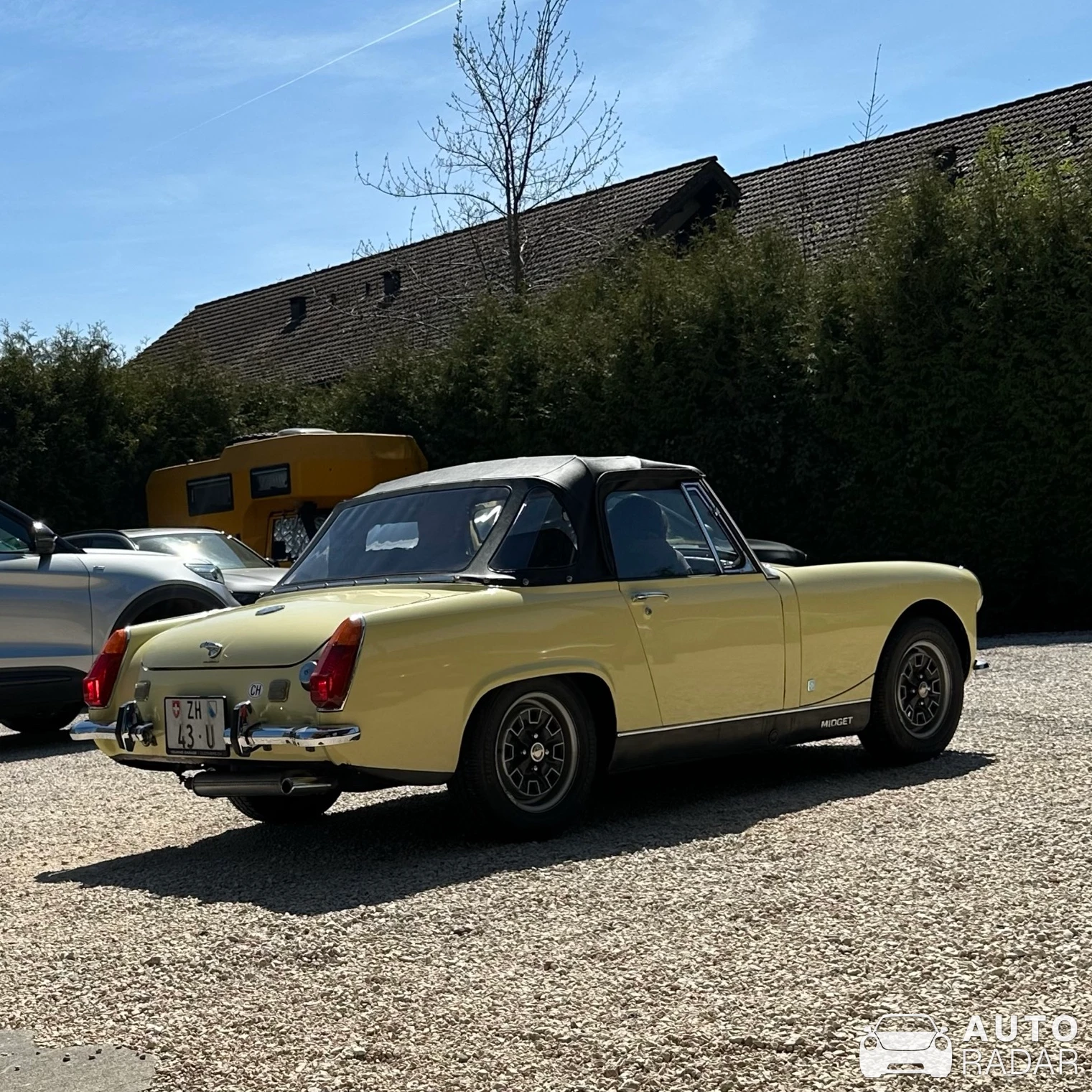 MG Midget spotted in Oberweningen