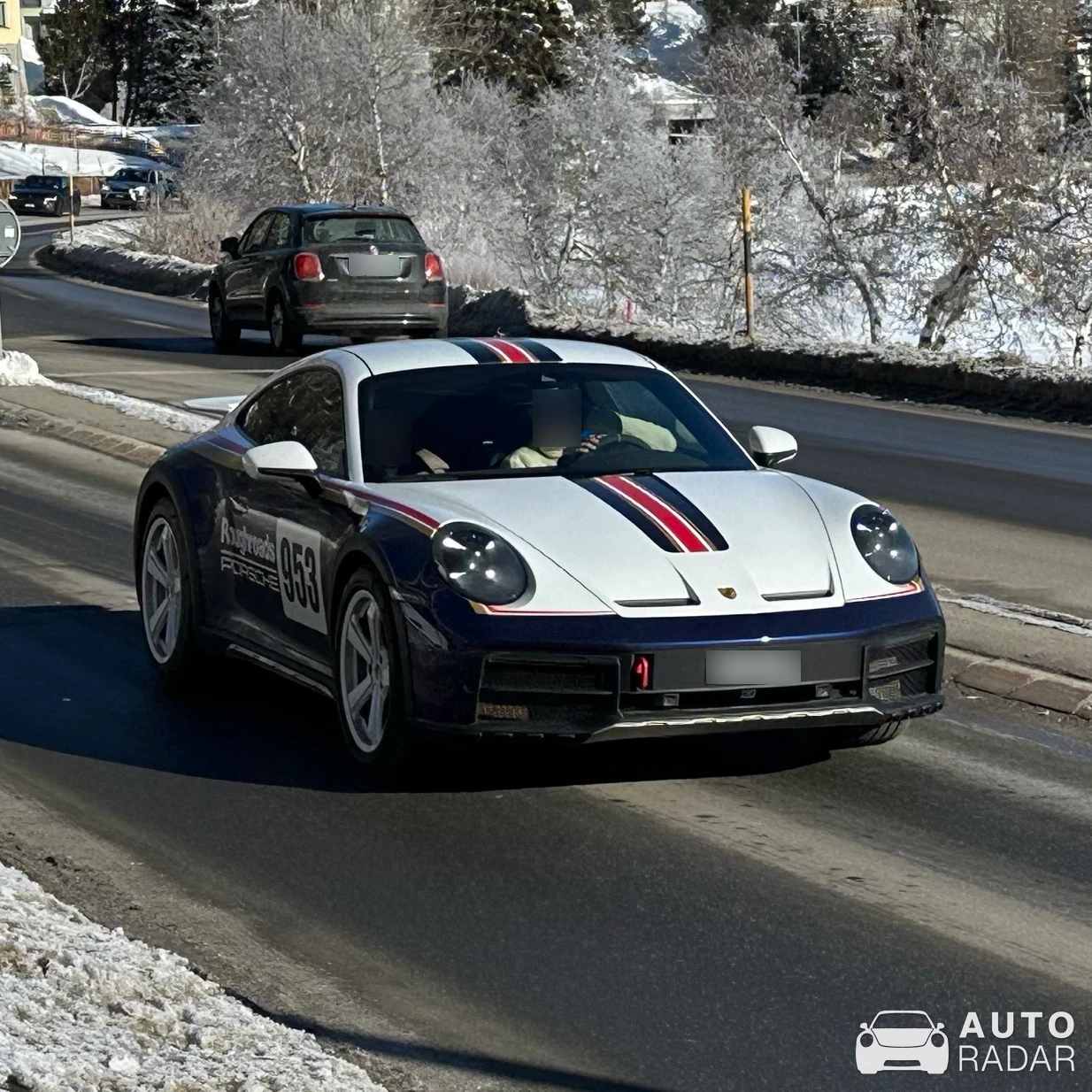 Porsche 992 Dakar spotted in Sankt Moritz, Schweiz