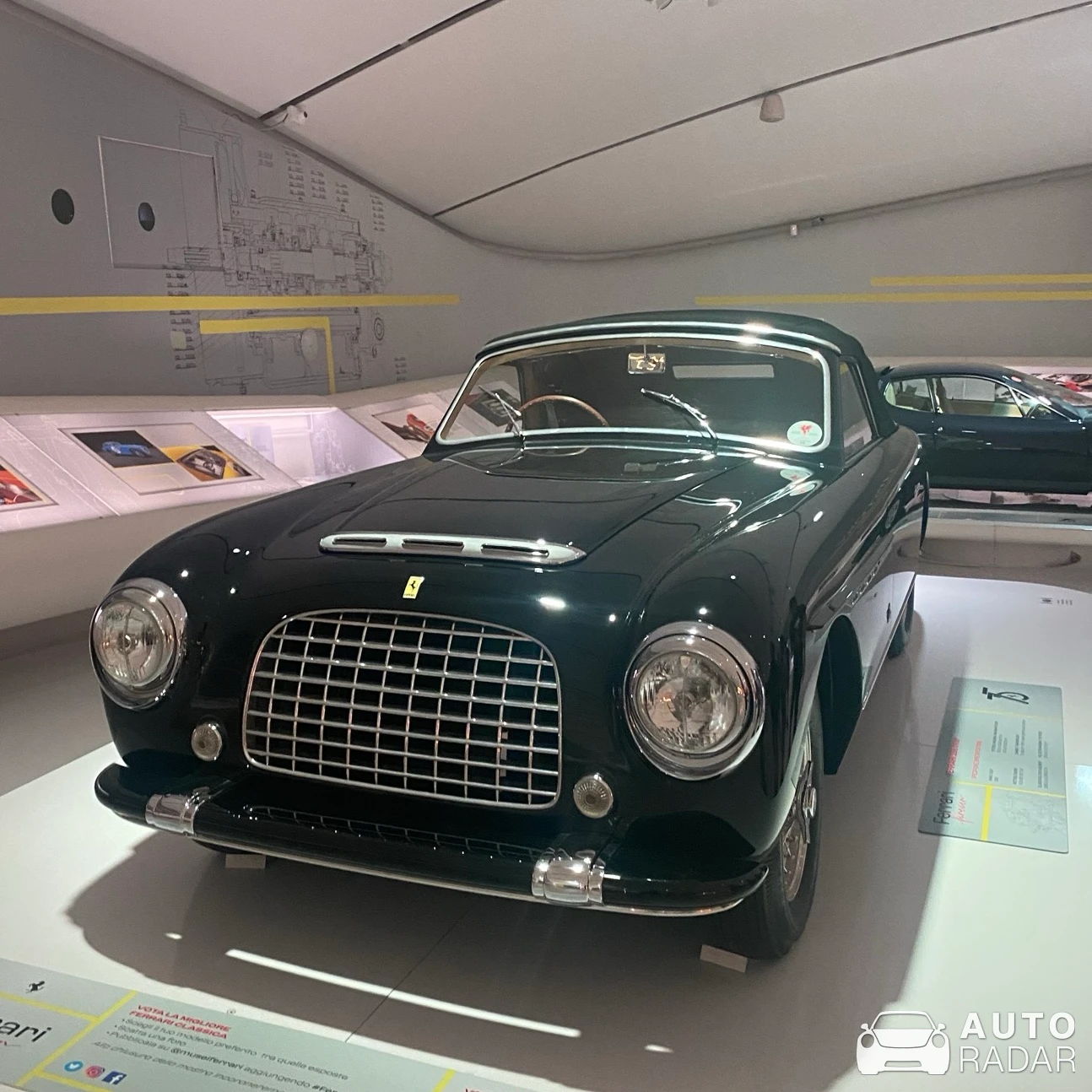 Ferrari 166 MM Inter Coupé Touring spotted in Modena