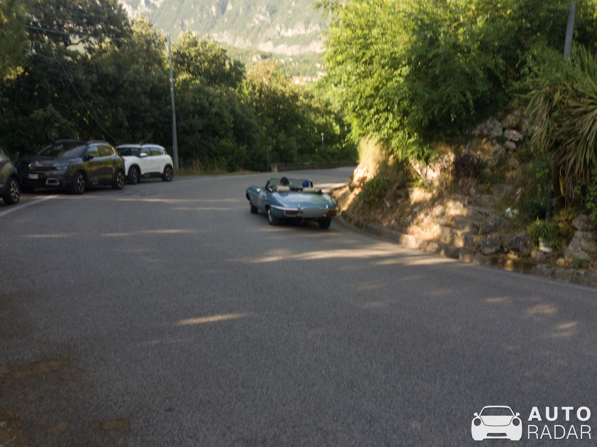 Jaguar E-Type Roadster spotted in Maratea