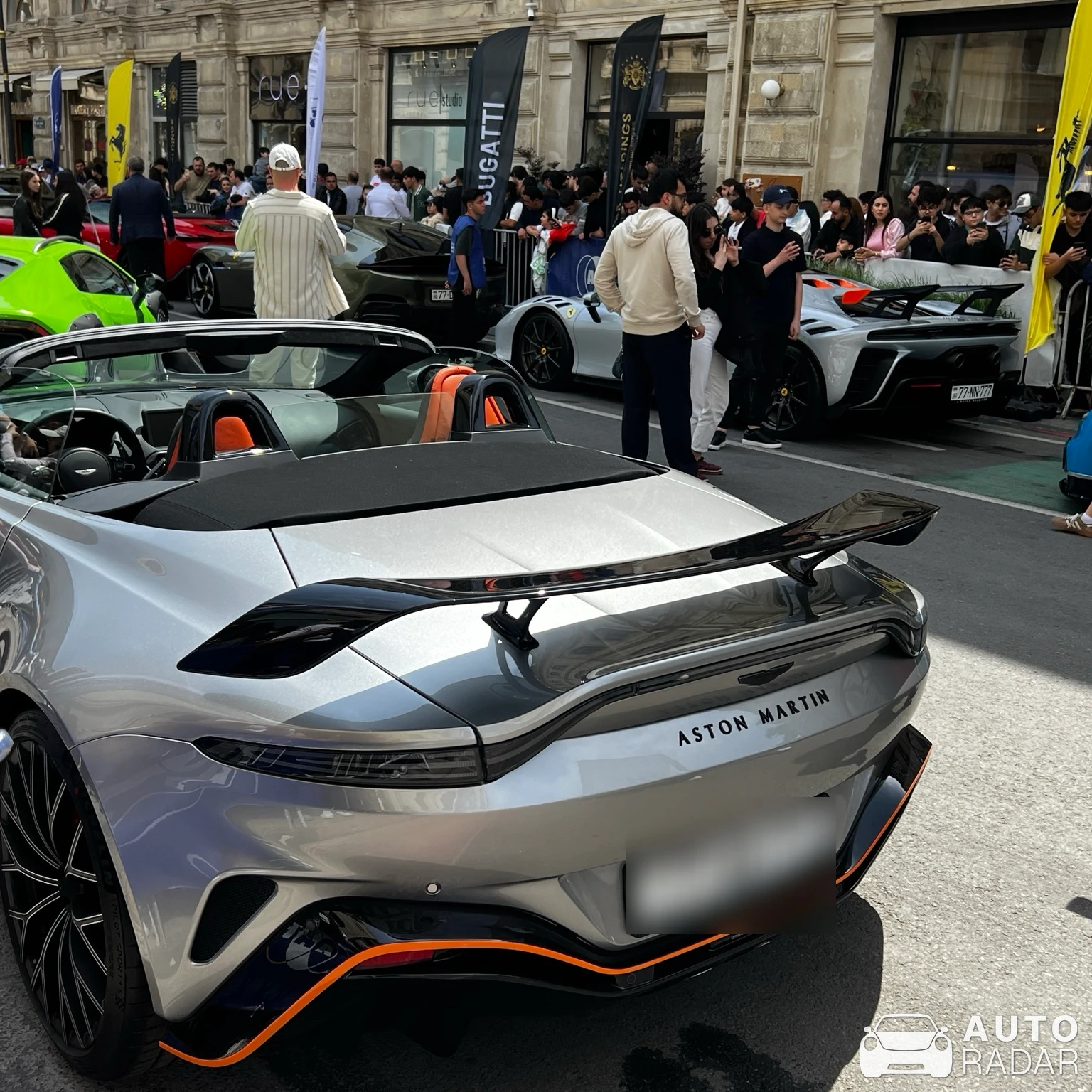 Aston Martin V12 Vantage Roadster 2023 spotted in Bakı