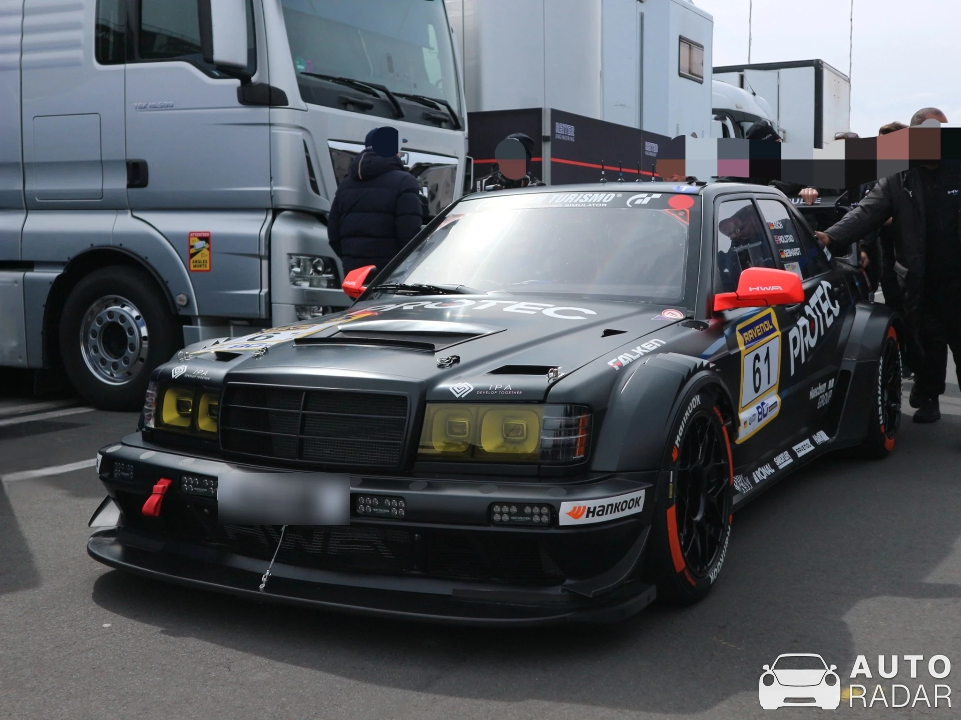 HWA Evo spotted in Nürburg