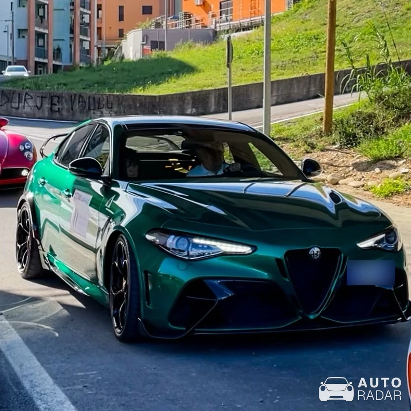 Alfa Romeo Giulia GTAm spotted in Montorio al Vomano