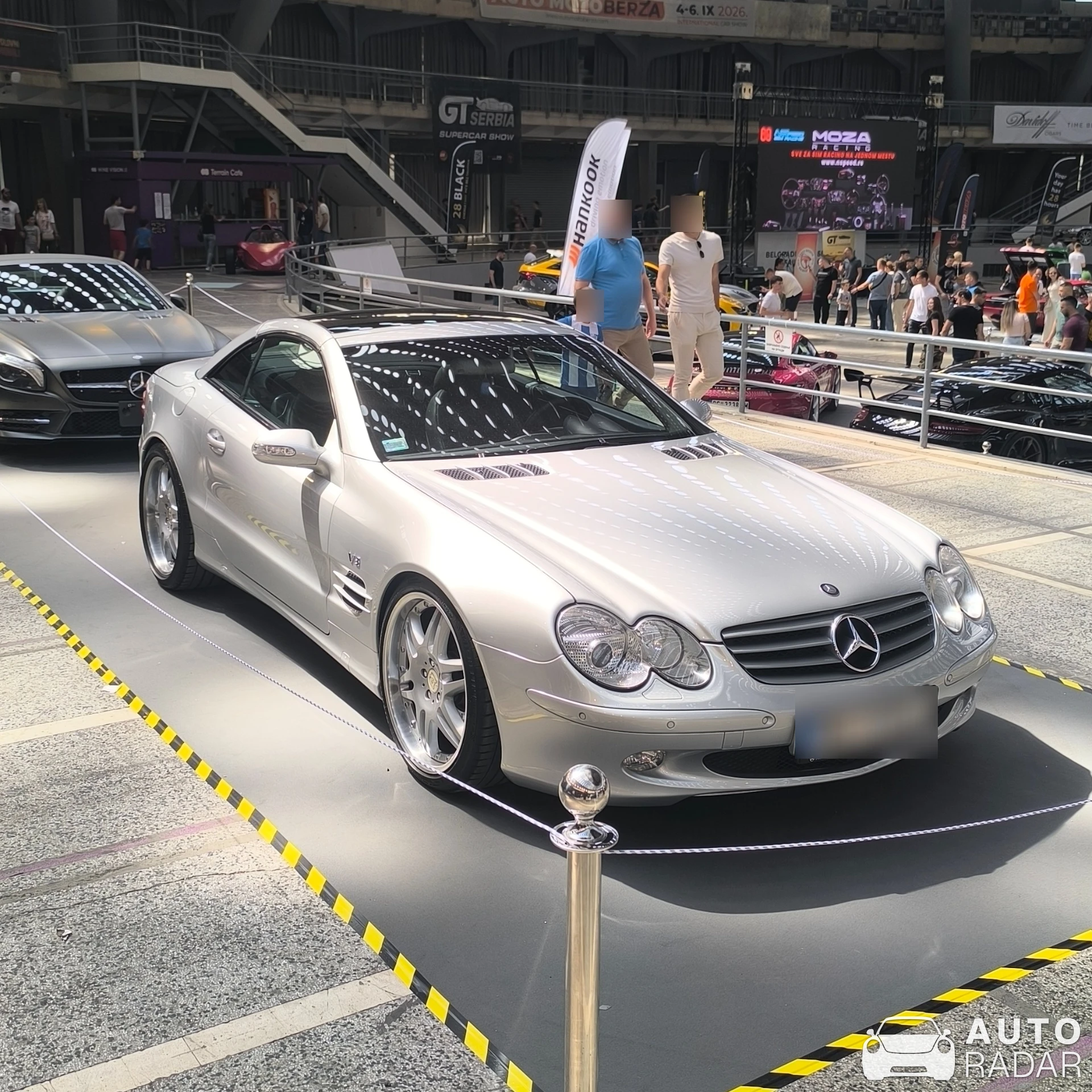 Mercedes-Benz SL 500 Brabus B11 R230 spotted in Belgrade