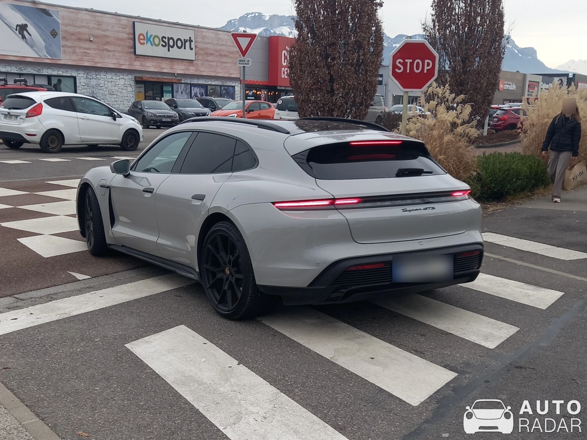 Porsche Taycan GTS Sport Turismo spotted in Epagny Metz-Tessy, France
