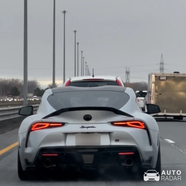 Toyota GR Supra A90 spotted in Terrebonne, Canada