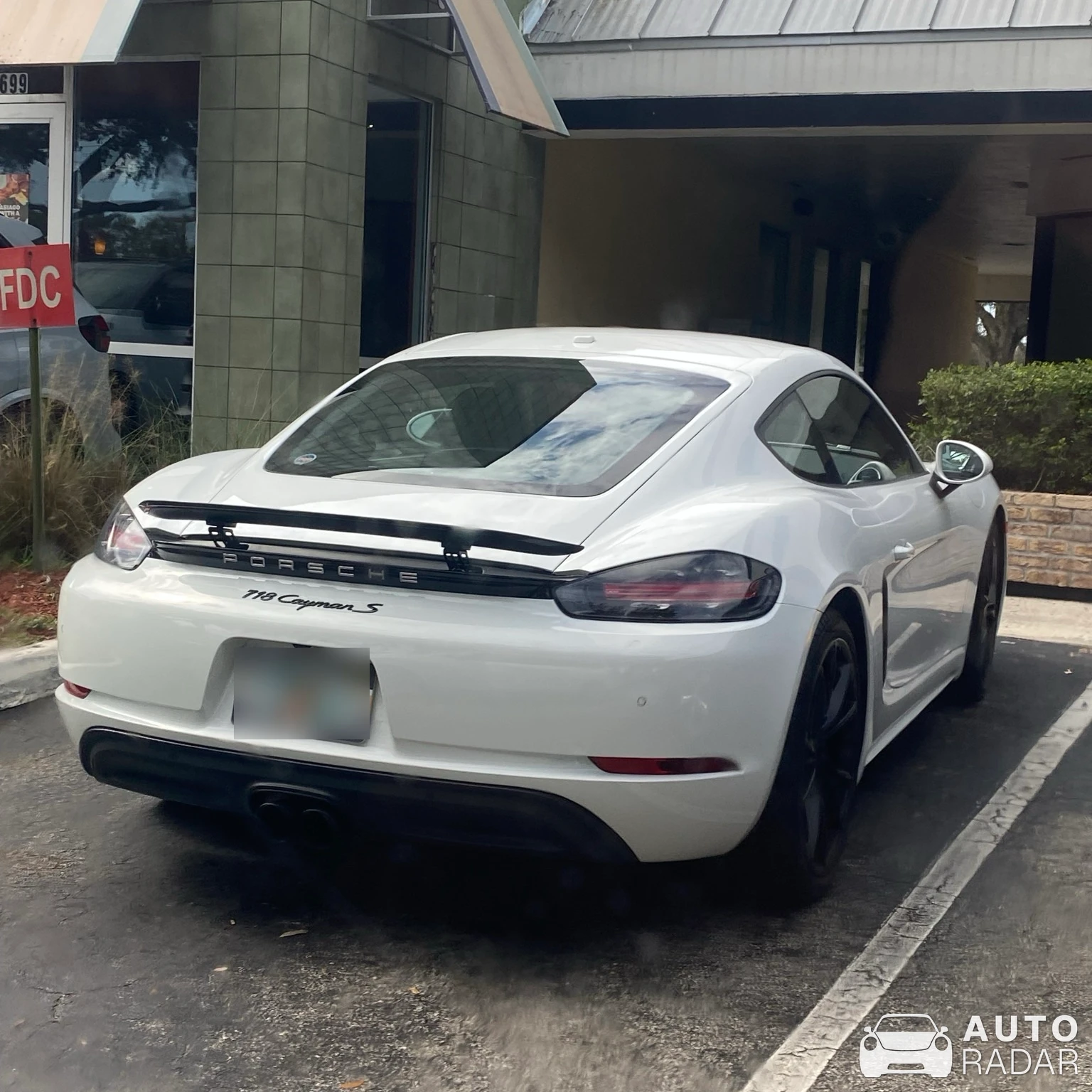 Porsche 718 Cayman S spotted in Davie, United States