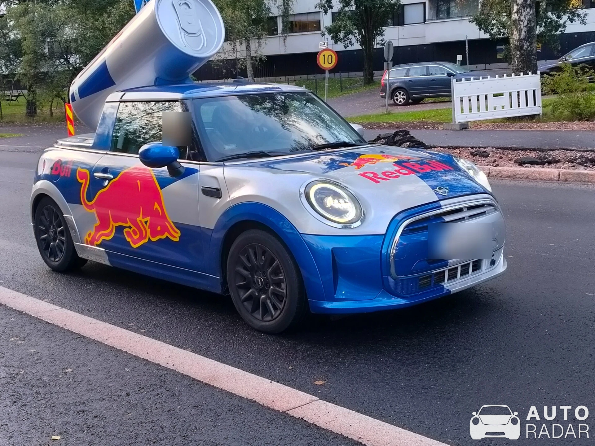 Mini Cooper Red Bull Cabriolet spotted in Kauniainen