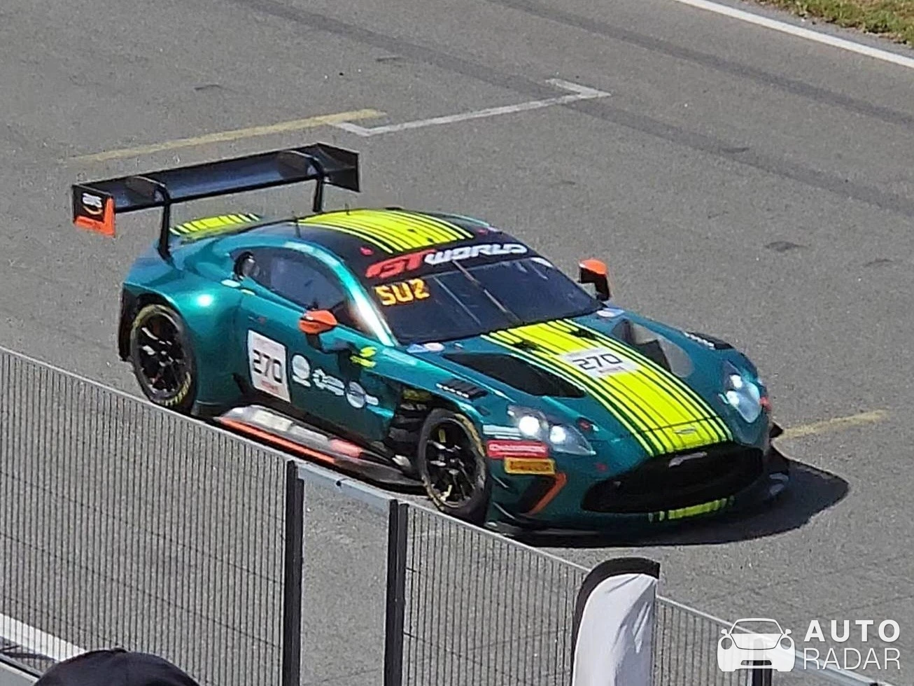 Aston Martin V8 Vantage GT3 AMR spotted in Cheste