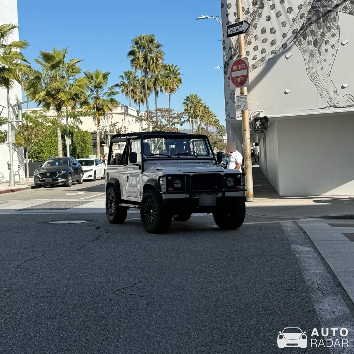 Land Rover Defender 90 spotted in Beverly Hills, United States