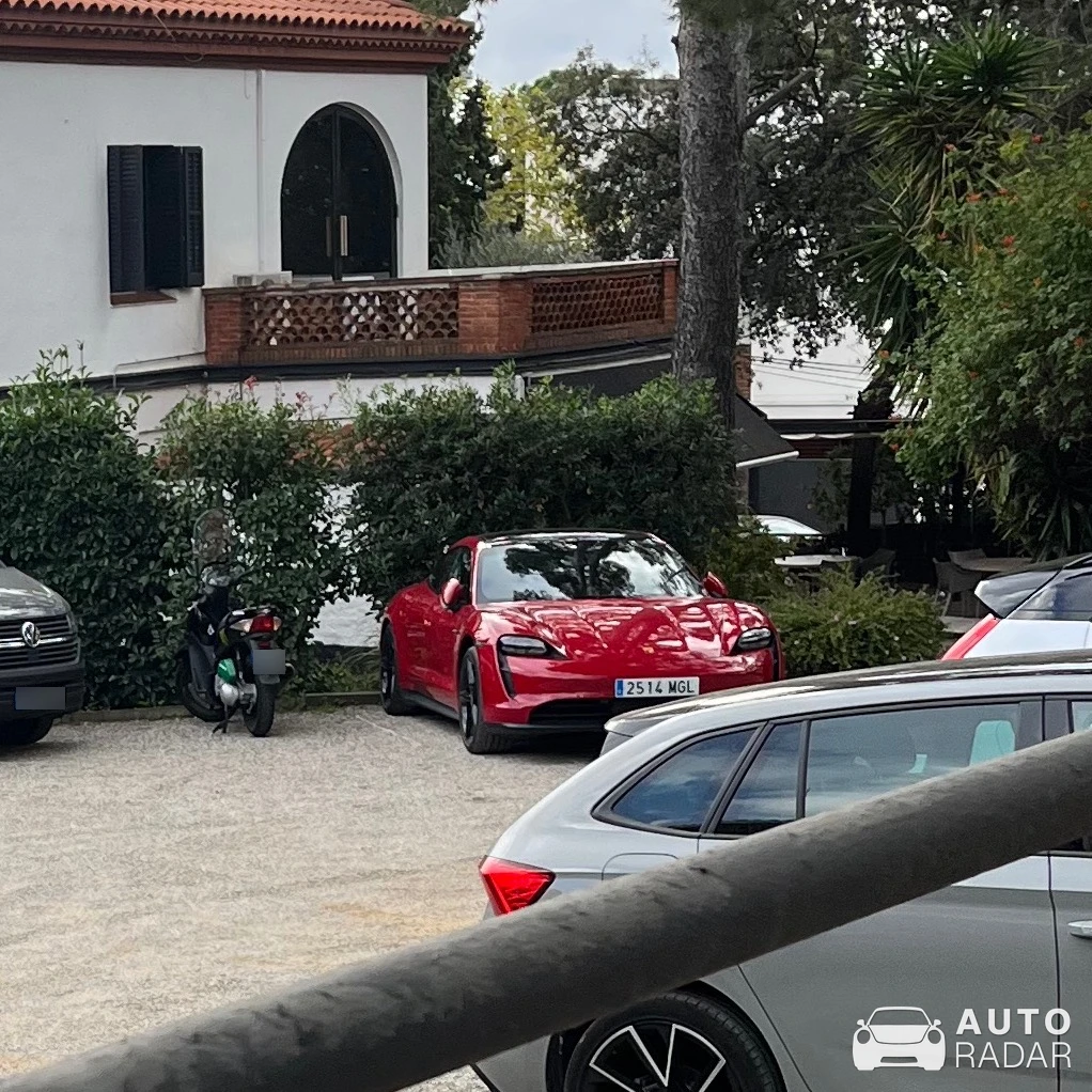 Porsche Taycan 4S spotted in Bellaterra, Spain