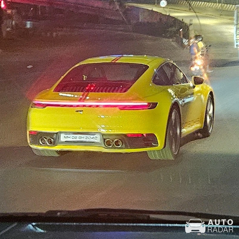 Porsche 992 Carrera MkI spotted in Mumbai, India