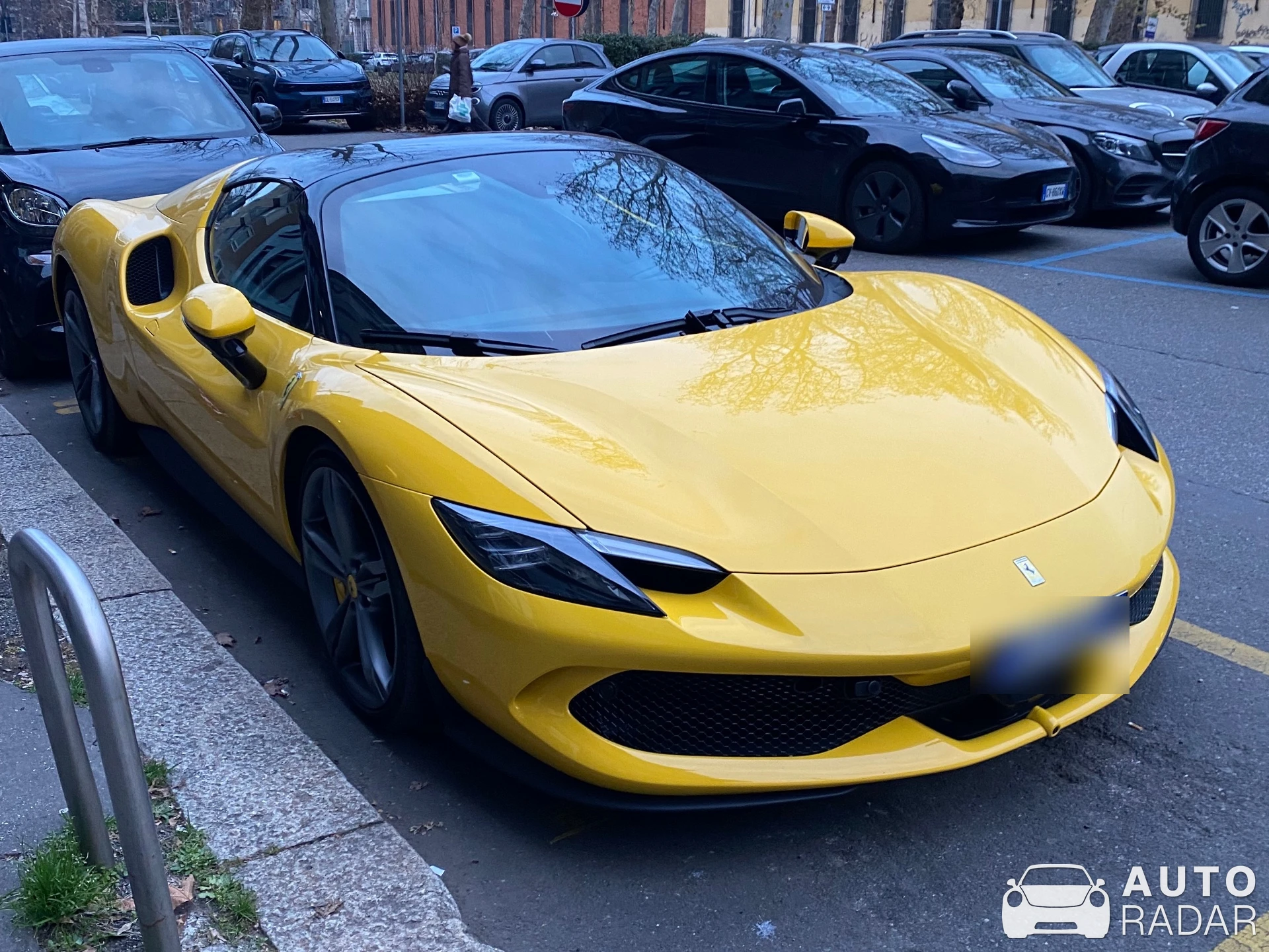 Ferrari 296 GTS spotted in Milano, Italia