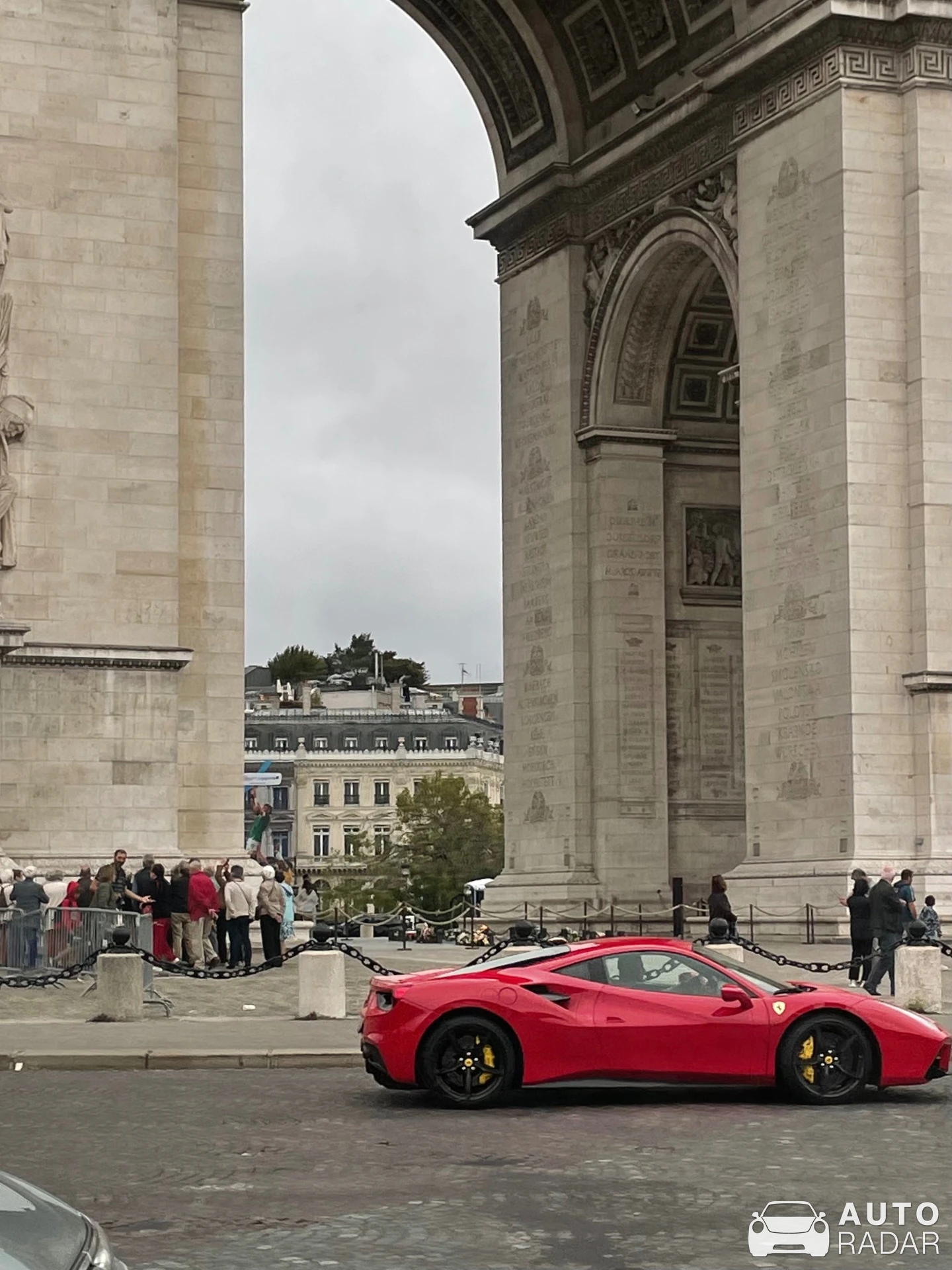 Ferrari F8 Tributo spotted in Paris, France