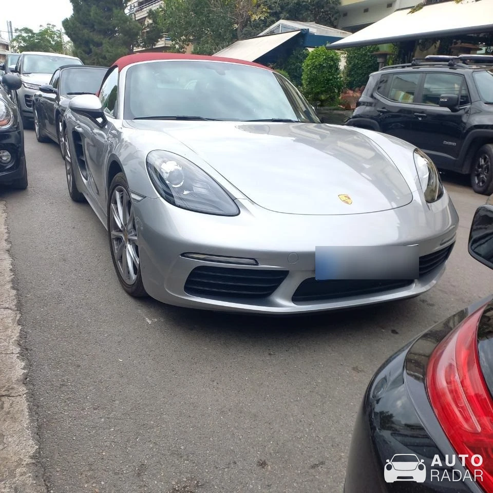 Porsche 718 Boxster spotted in Glifada, Greece