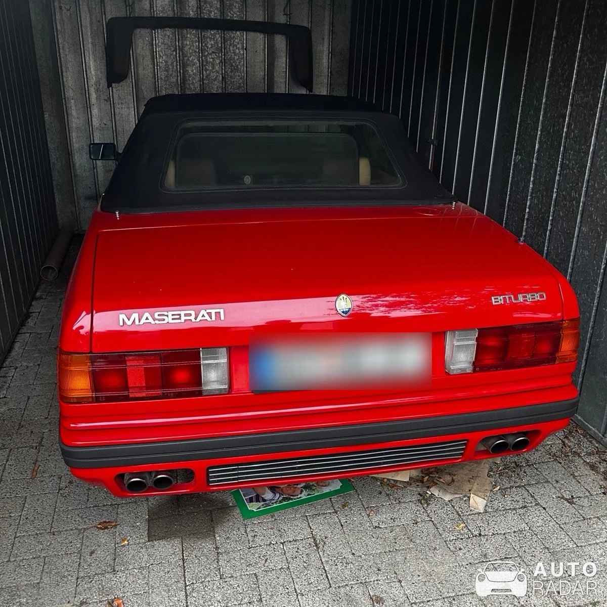Maserati BiTurbo Spyder spotted in Wiefelstede