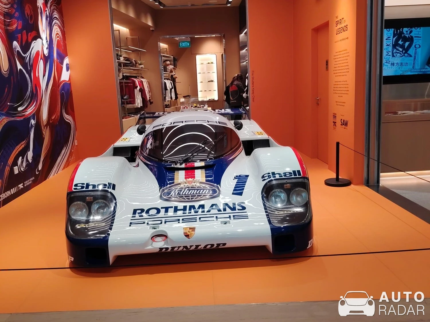 Porsche 956 spotted in Singapore