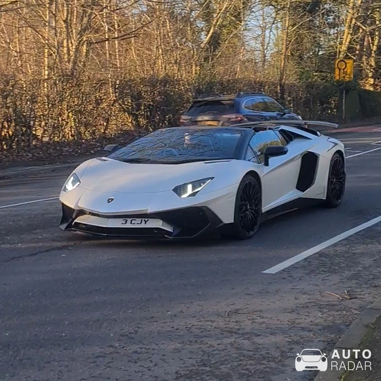 Lamborghini Aventador LP750-4 SuperVeloce Roadster spotted in Alderley Edge, United Kingdom