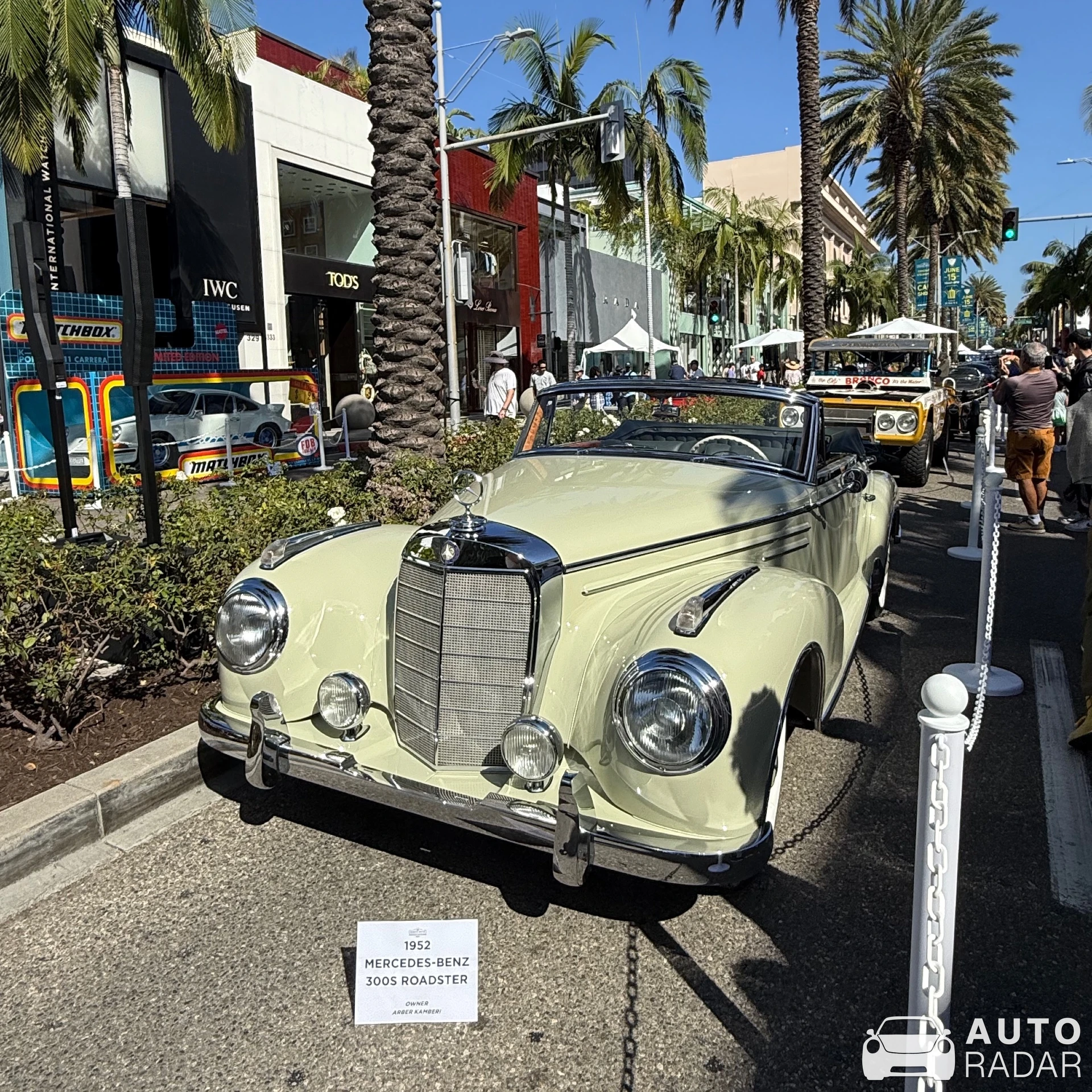 Mercedes-Benz 300S Roadster spotted in Beverly Hills, United States