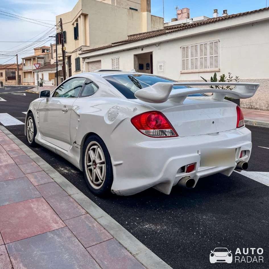 Hyundai Tiburon spotted in Santa Margalida, Spain