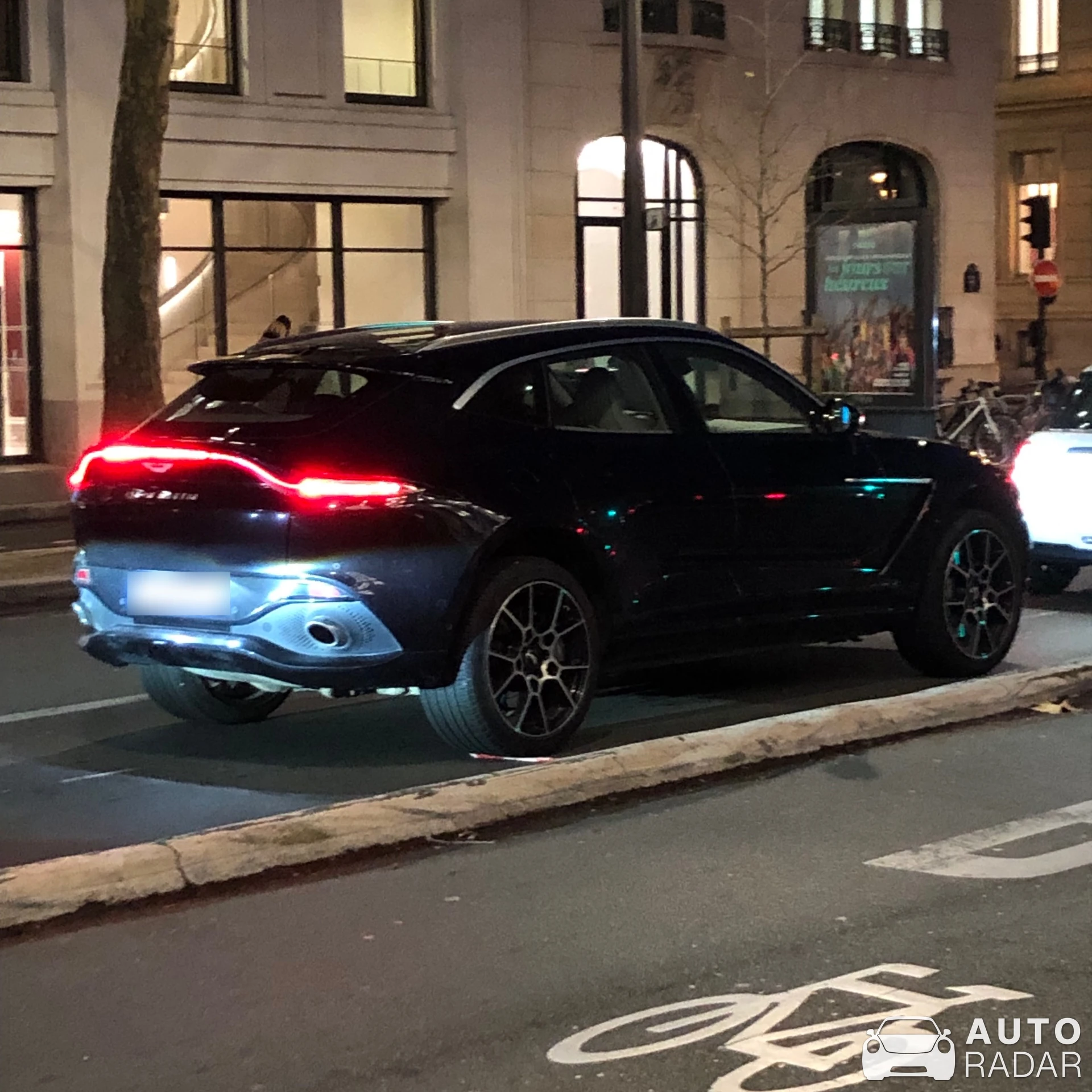 Aston Martin DBX spotted in Paris, France